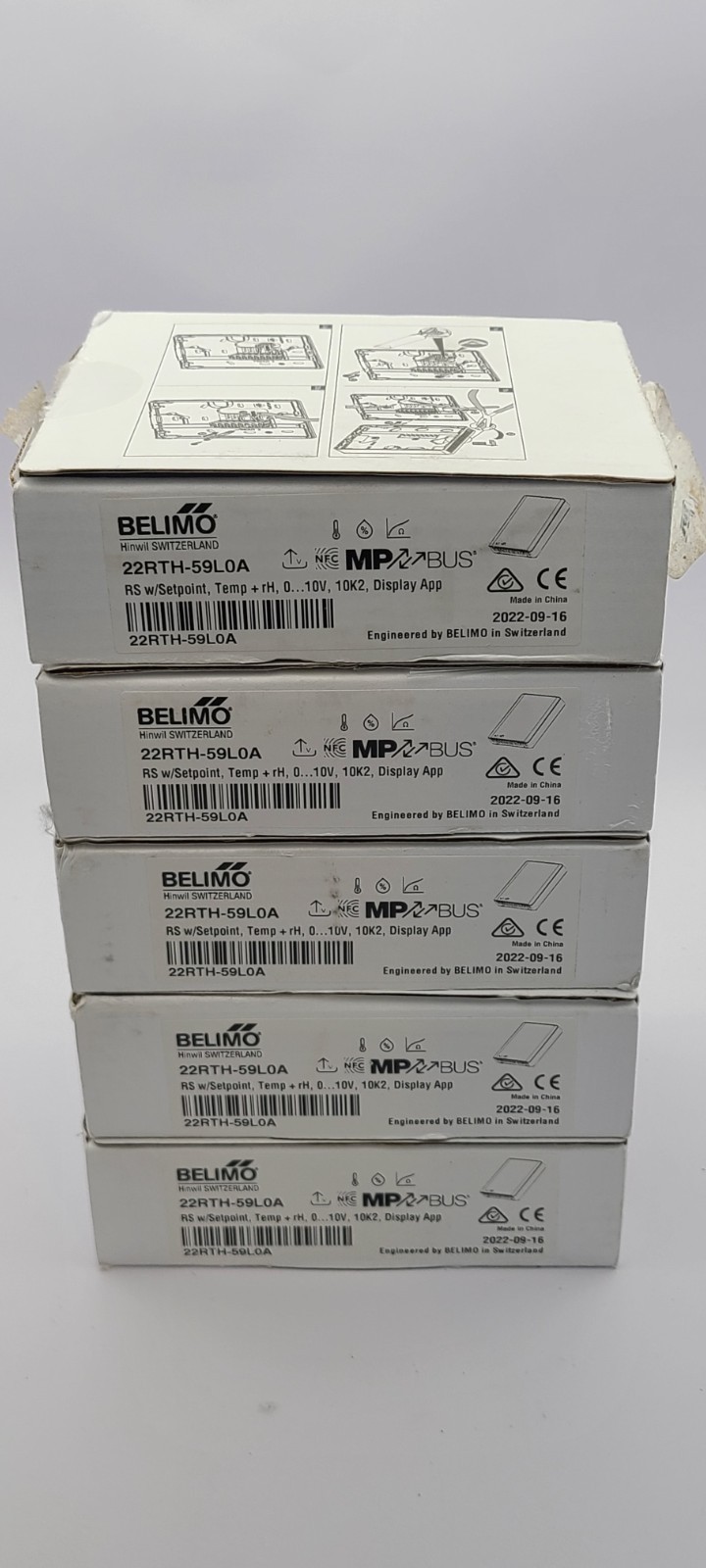 BELIMO 22RTH-59-1 Room Temperature/Humidity Sensor