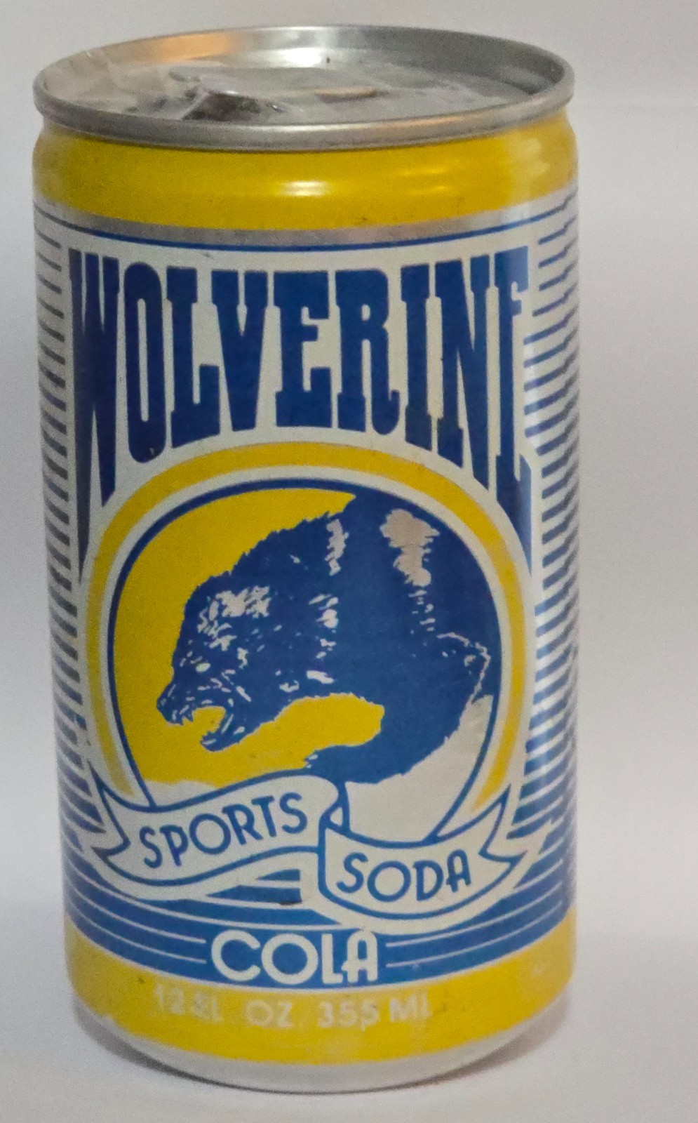 1984 MICHIGAN WOLVERINES COLA UNIVERSITY MI SPORT SODA CAN FOOTBALL COLLEGE NCAA