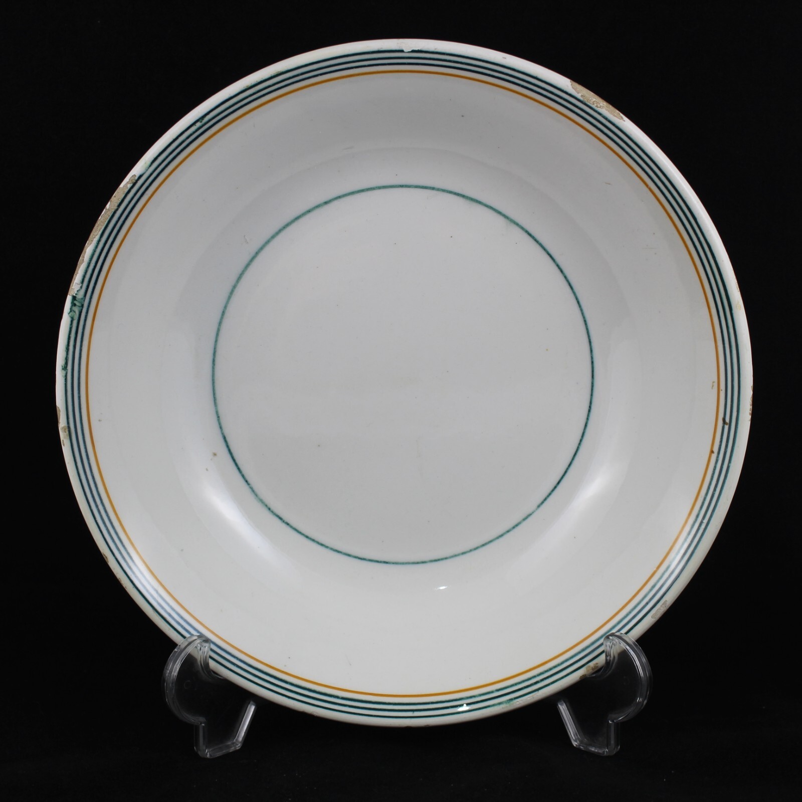 Antique ZAFA Jofaina MANISES Ceramic Dish, Signed Mid 20th Century