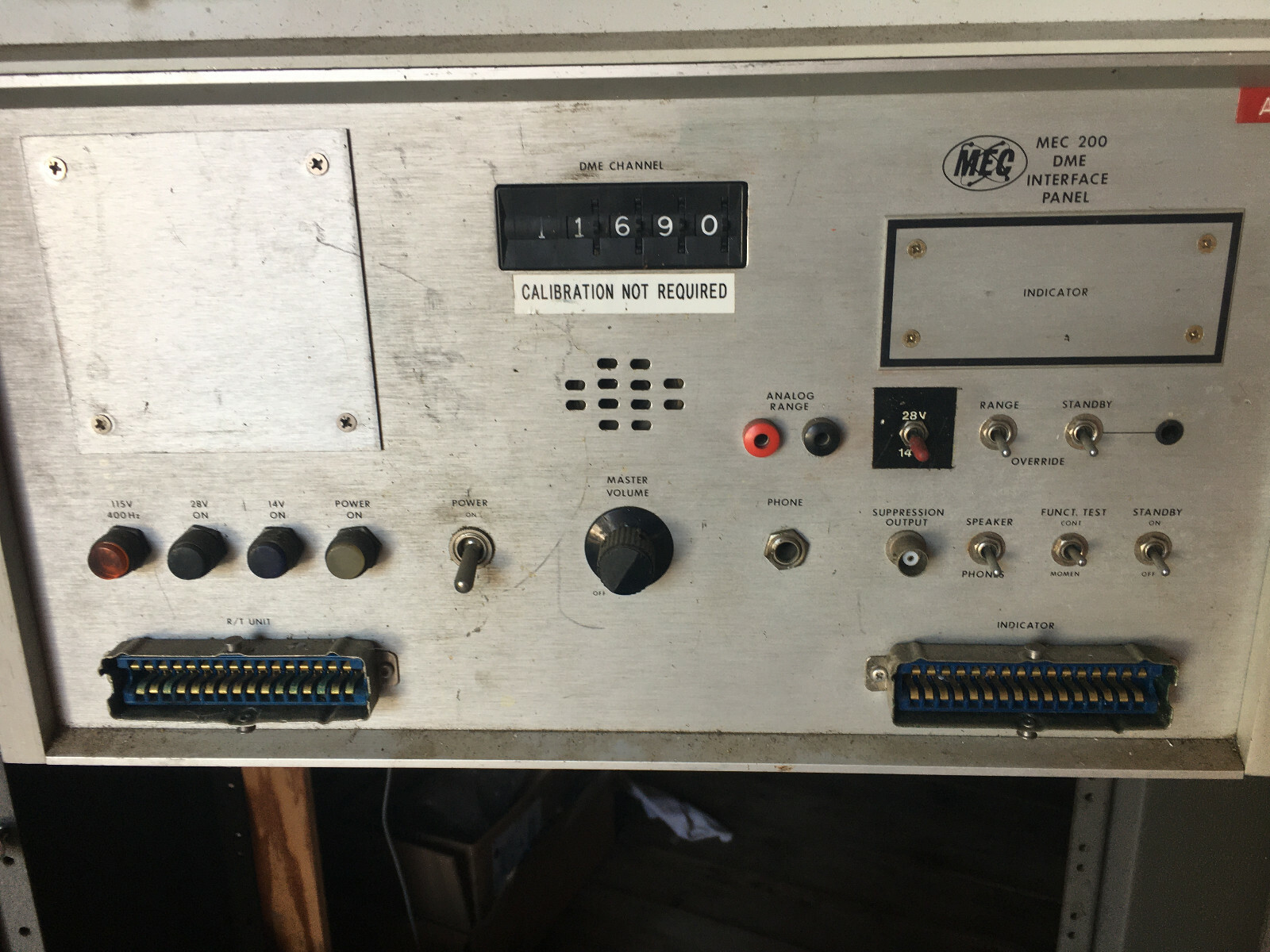 MEC 200 DME Test Panel