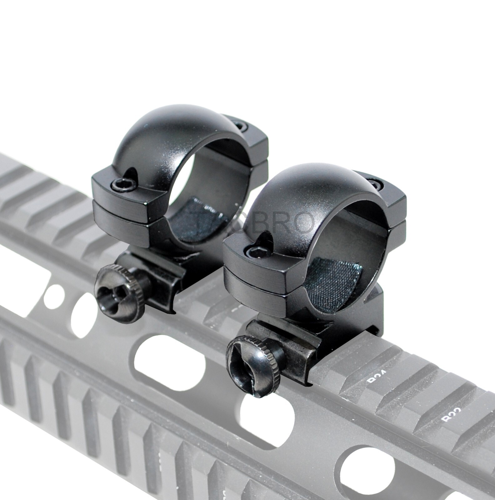 1 Pair 1" (25MM) Scope Ring for Weaver/Picatinny Mount -Low Profile