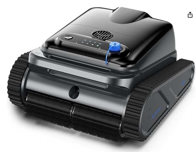 NEW Open Box Y50S Cordless Robotic In-ground Pool Cleaner Wall-Climbing Scrubber
