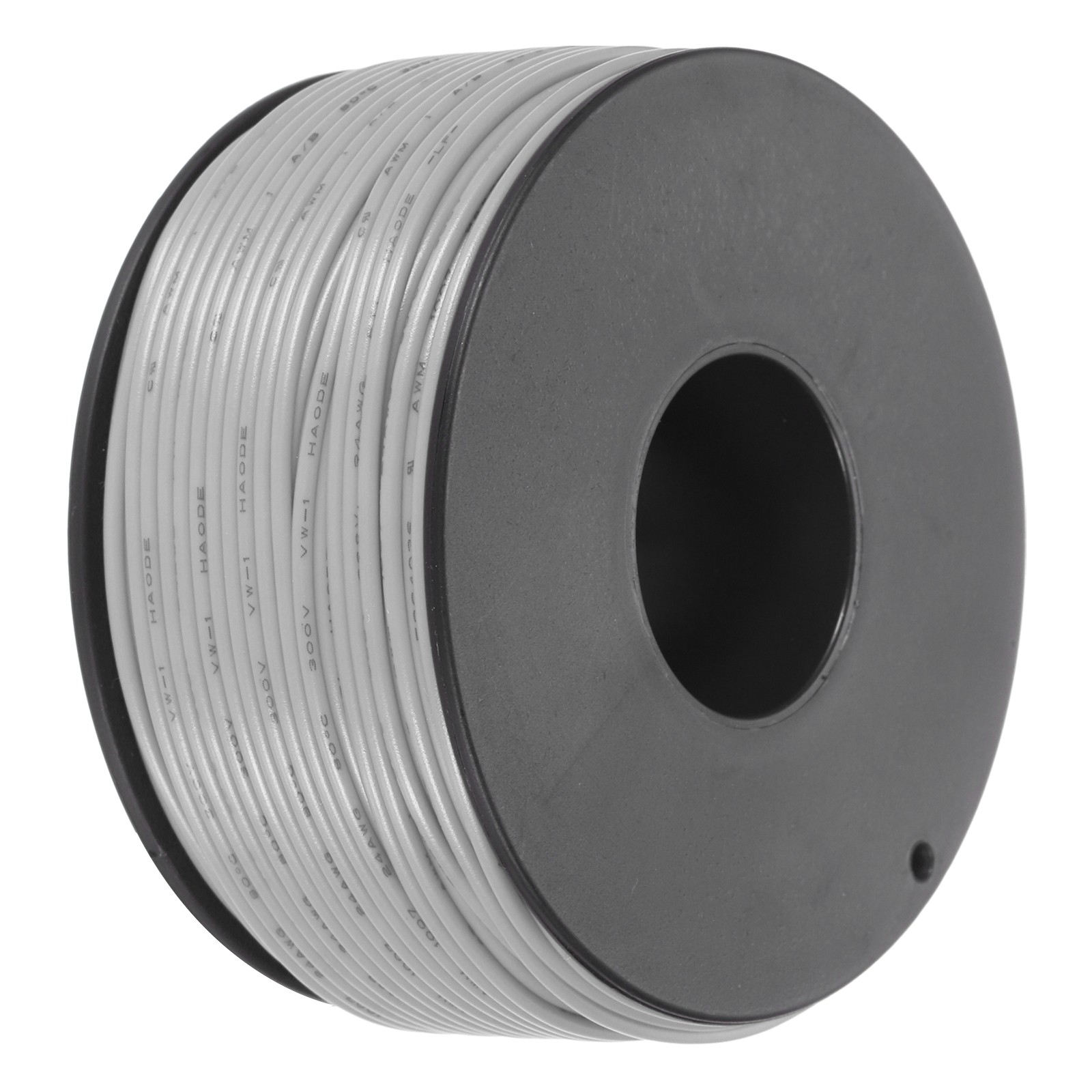 24AWG Wire 24 Gauge Stranded Wire PVC Hookup Wire 50m/164ft Grey, for  Wire