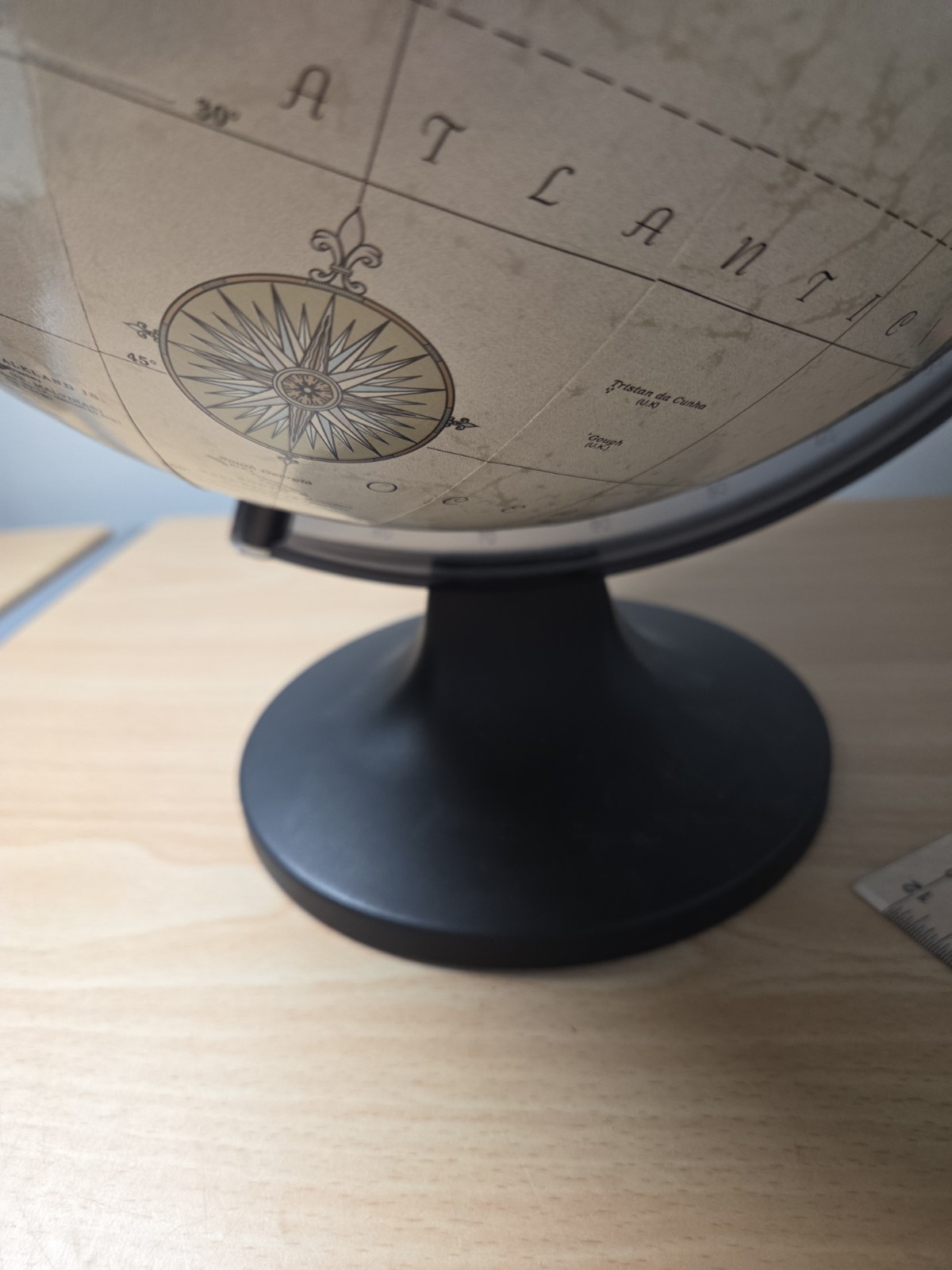 Replogle 12" Tabletop World Globe Rotating Raised Relief w/ Base