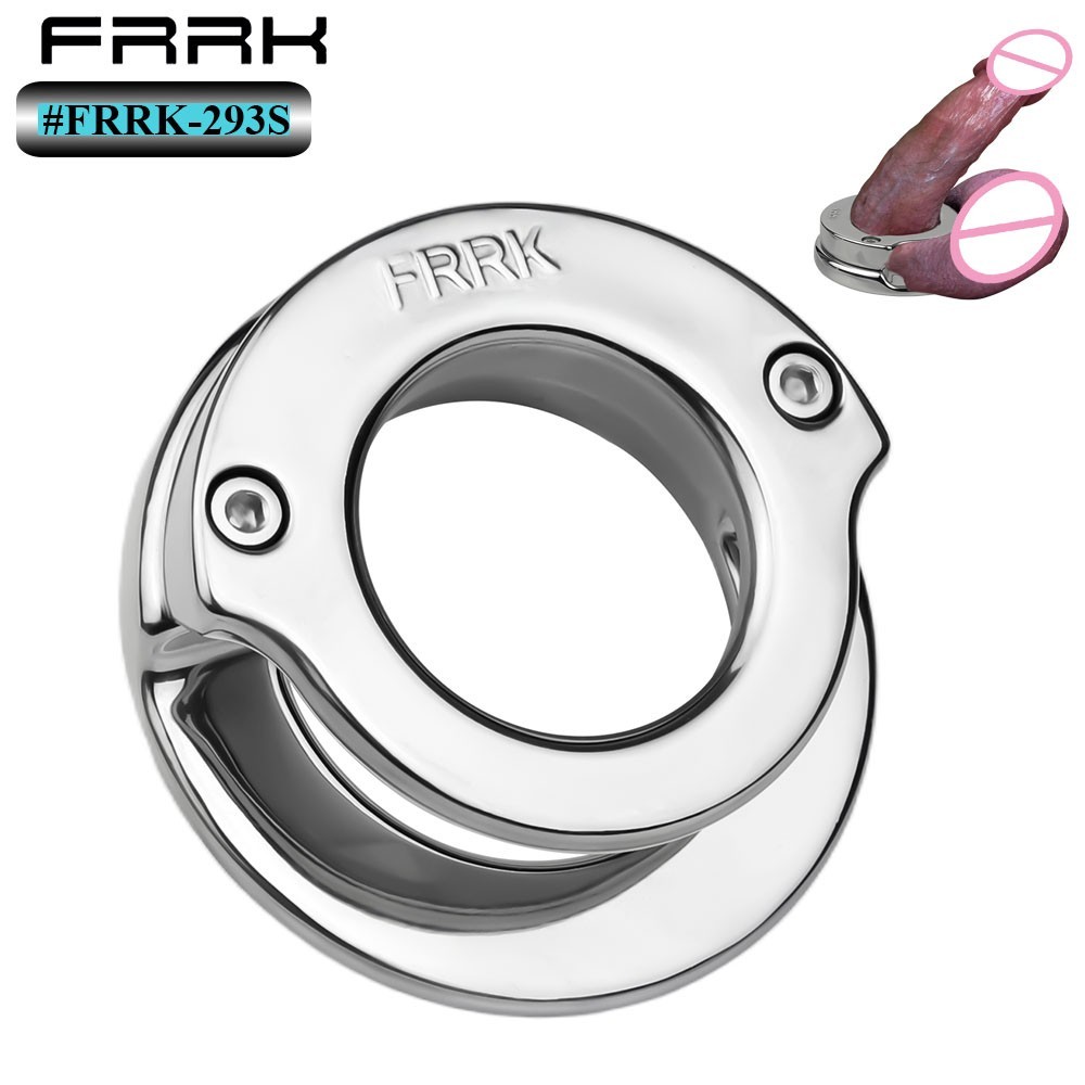 Stainless Steel Chastity Cage Circular-Opening Chastity Device Allen Lock Cage