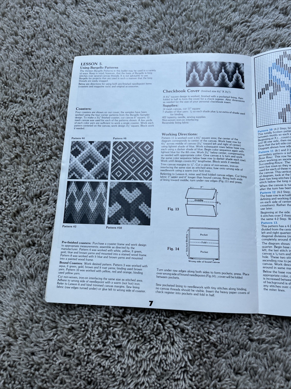 Bargello Basics Leisure Art 5 projects 13 patterns Florentine Work Ann Meyer D26
