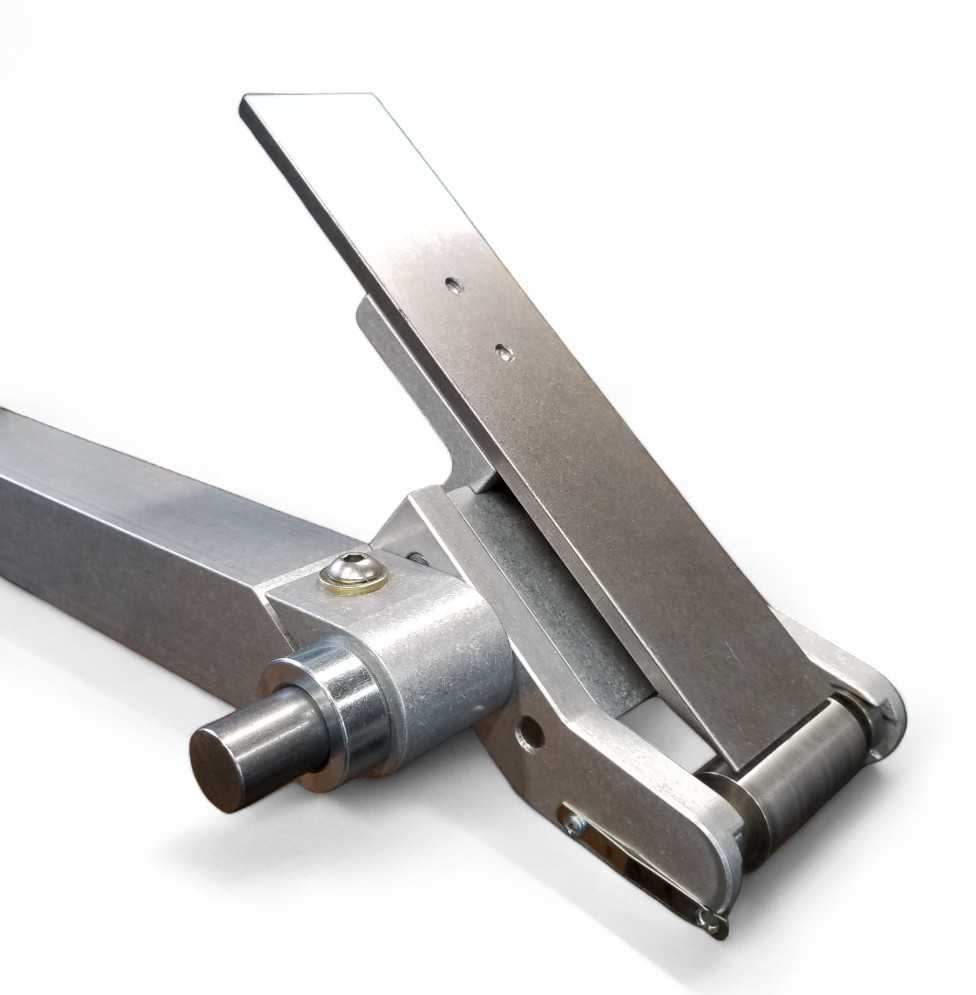 Integral Knife Small Wheel Platen with 1.25" Tool Arm, Grind Bolster Radius