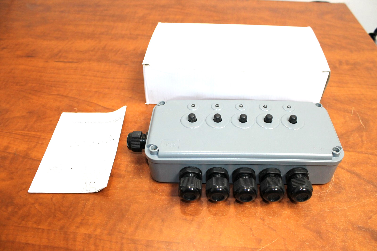 15A Power Control Switch HO-044 NineLeaf 5 Gang