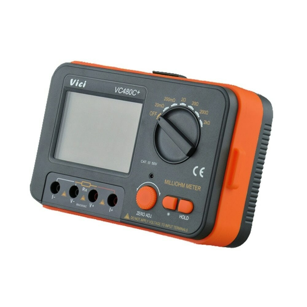 VICI VC480C+ 3 1/2 Digital Milli-ohm Meter multimeter with 4 Wire Test Accuracy