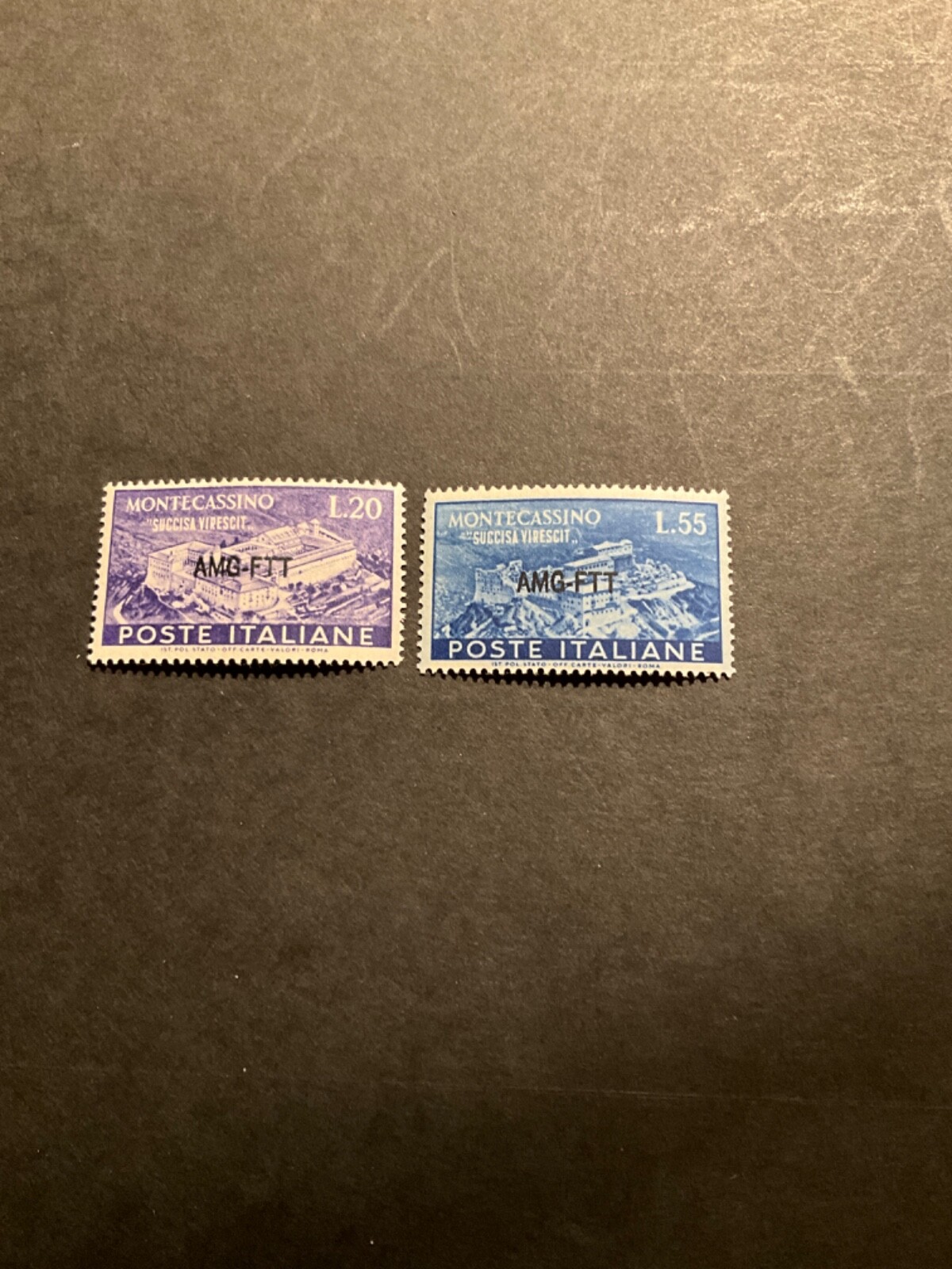Trieste Scott #120-1 never hinged