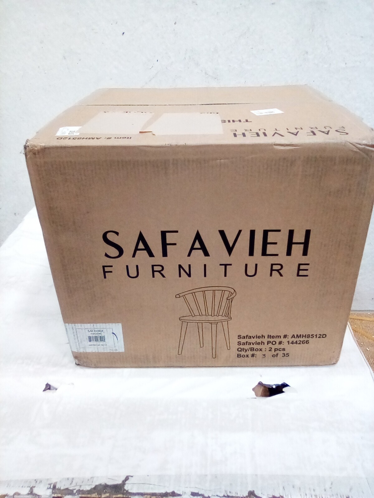 Safavieh BLANCHARD SIDE CHAIR, Reduced Price 2172728826 AMH8512D