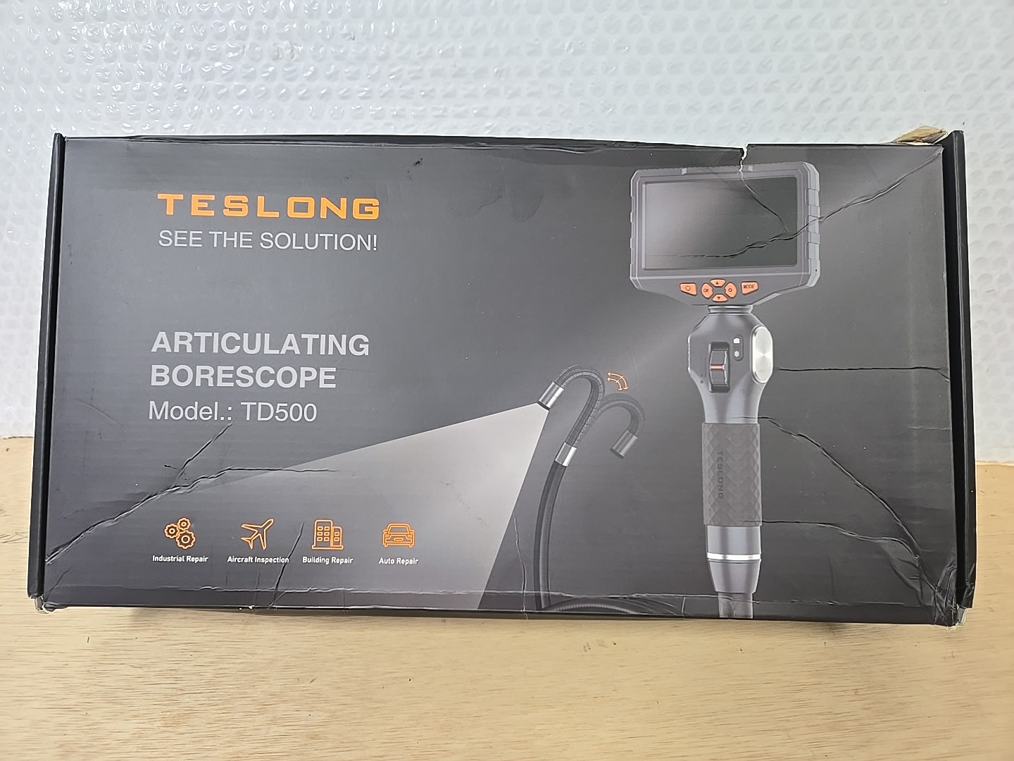 Teslong Borescope Two-Way Articulation Head 5" Endoscope Inspection Camera