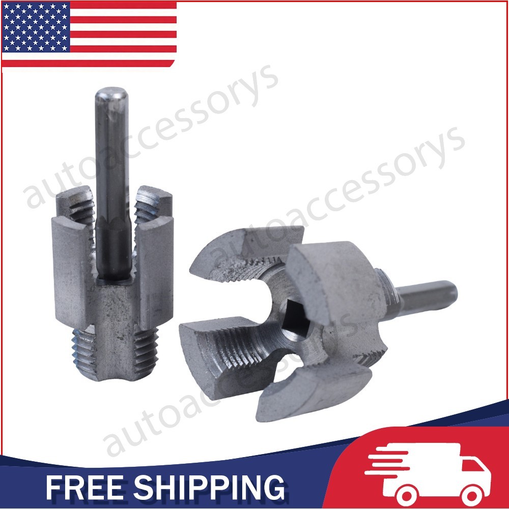 2pcs Integrated Internal & External Pipe Threading-Tool,PVC Pipe Threader Kit