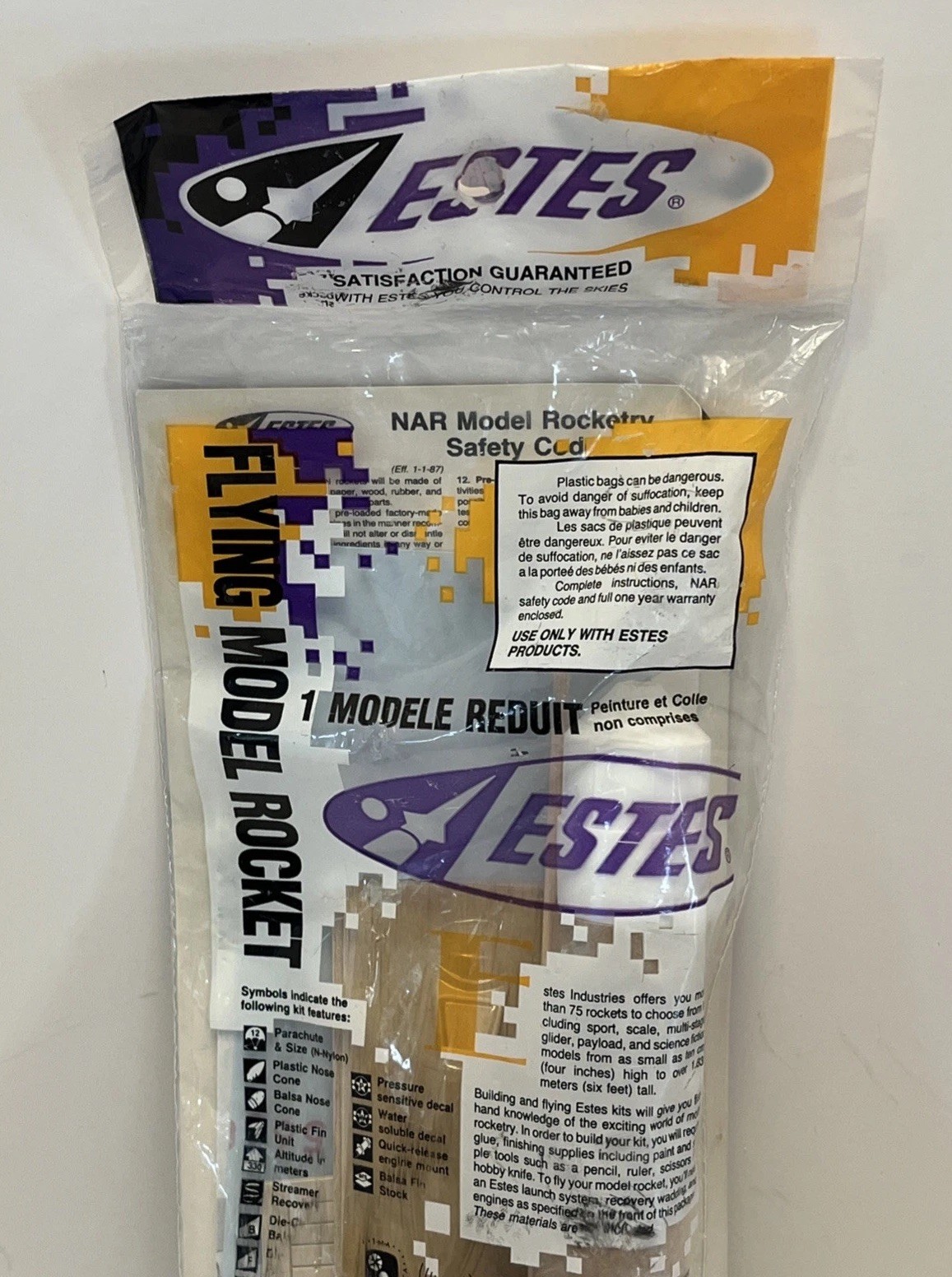 Estes Strikefighter Flying Model Rocket Kit #2015