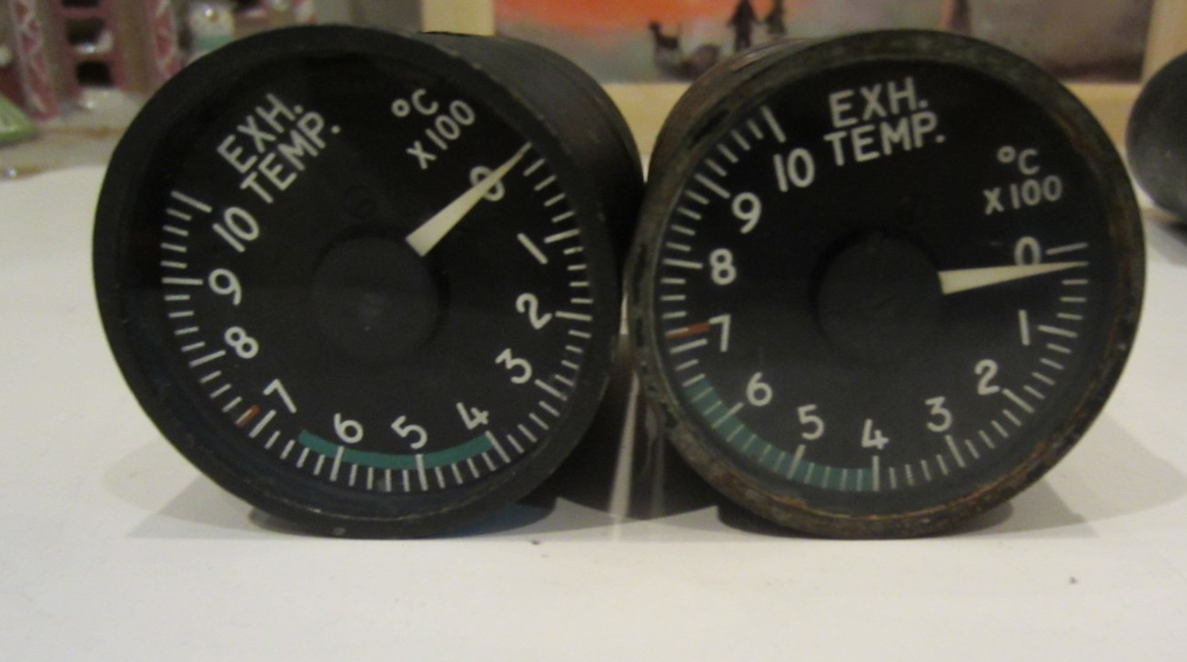 WESTON LOT OF 2 TEMP INDICATORS P/N 260117
