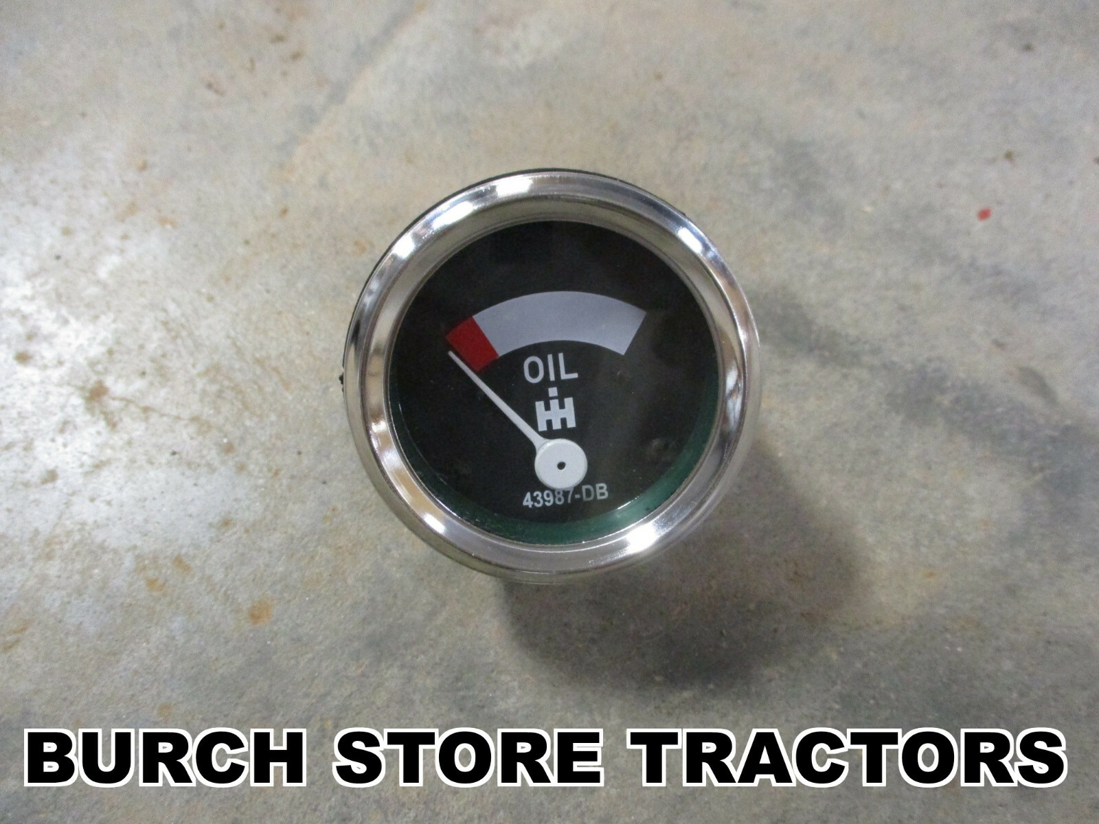 NEW OIL PRESSURE GAUGE for Farmall A, B, C, Super C Tractors, FREE SHIPPING