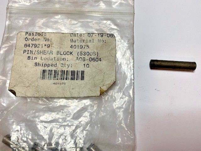 Genuine Paslode 401975 Shear Pin for 5000S 5300 5350 5250