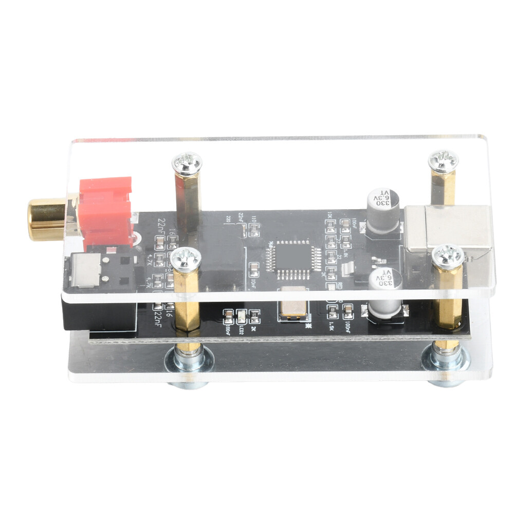 SPDIF to Fiber Coaxial Original Code Conversion Output Audio Decoder Sound Card