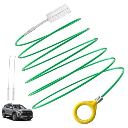 Auto Sunroof Cleaning Tool, 120 Inch Flexible 120 Inch (w/ 2Pcs Short Brush)