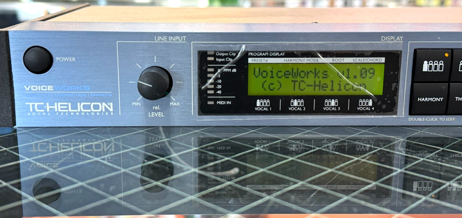 TC Helicon VoiceWorks Vocal Harmonizer Effects Correction Processor