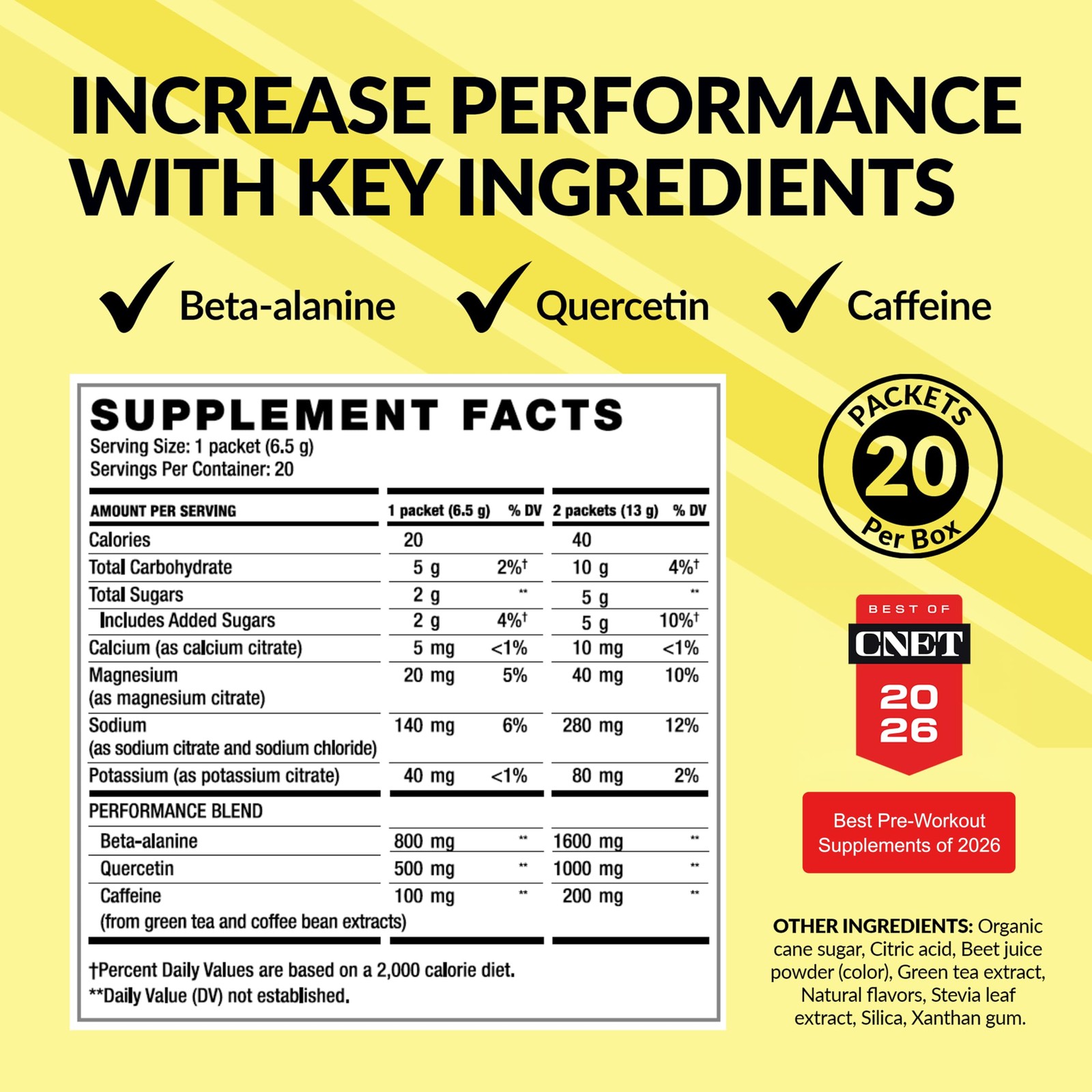BODi Energize Pre Workout Fruit Punch 20 Servings