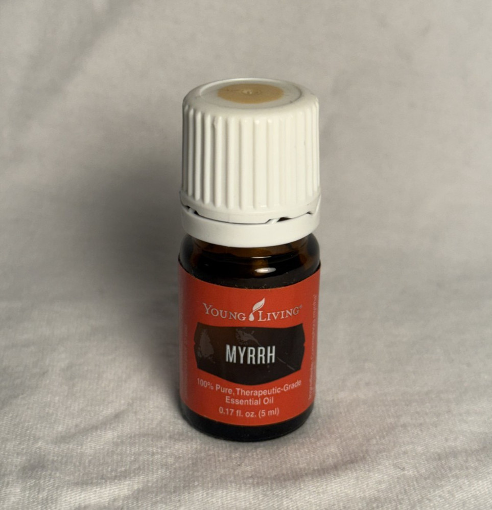 Young Living Myrrh Essential Oil – 5ml (0.17 oz) Authentic Sealed Bottle
