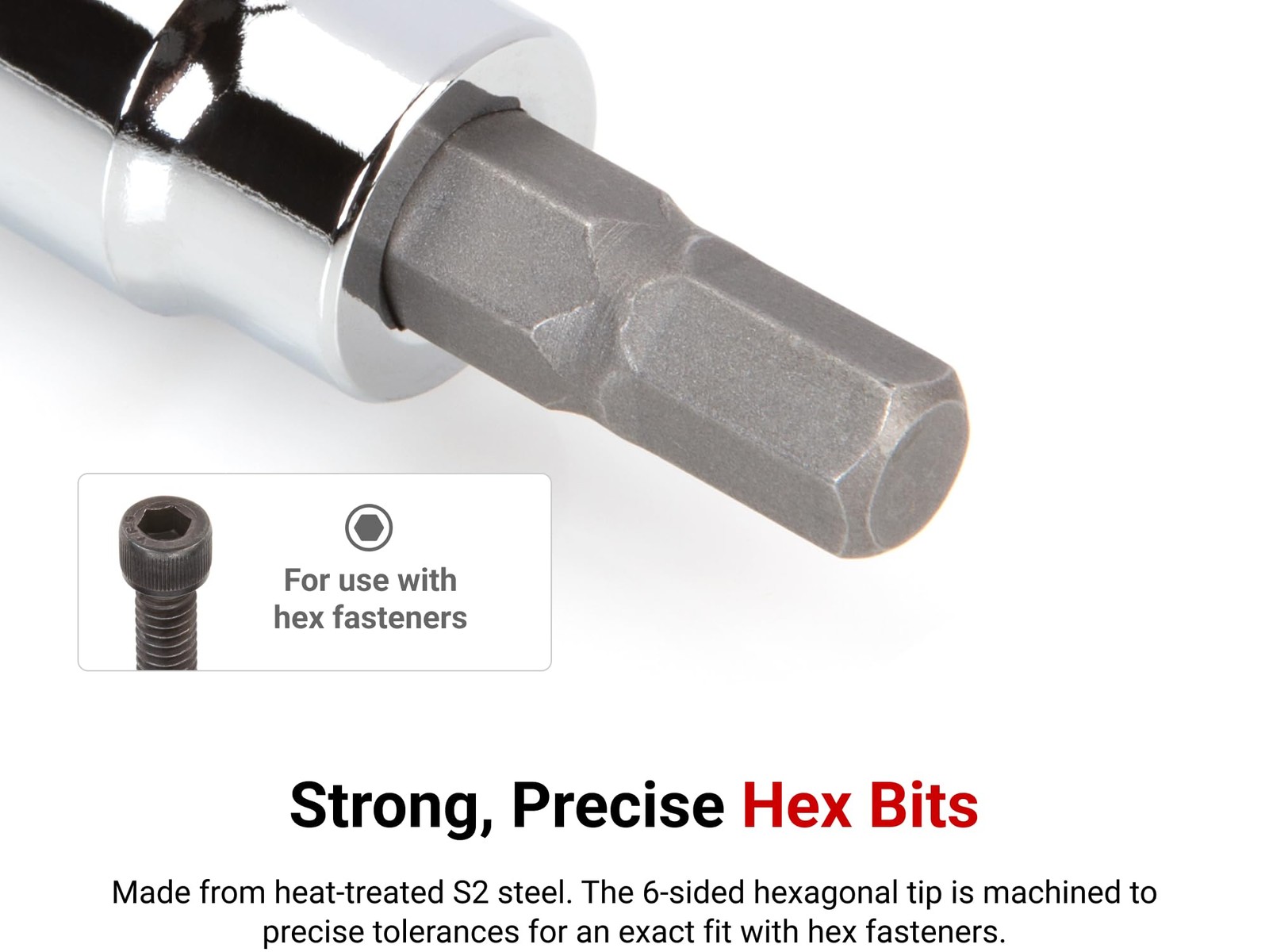 TEKTON 3/8 Inch Drive x 10 mm Hex Bit Socket SHB13210