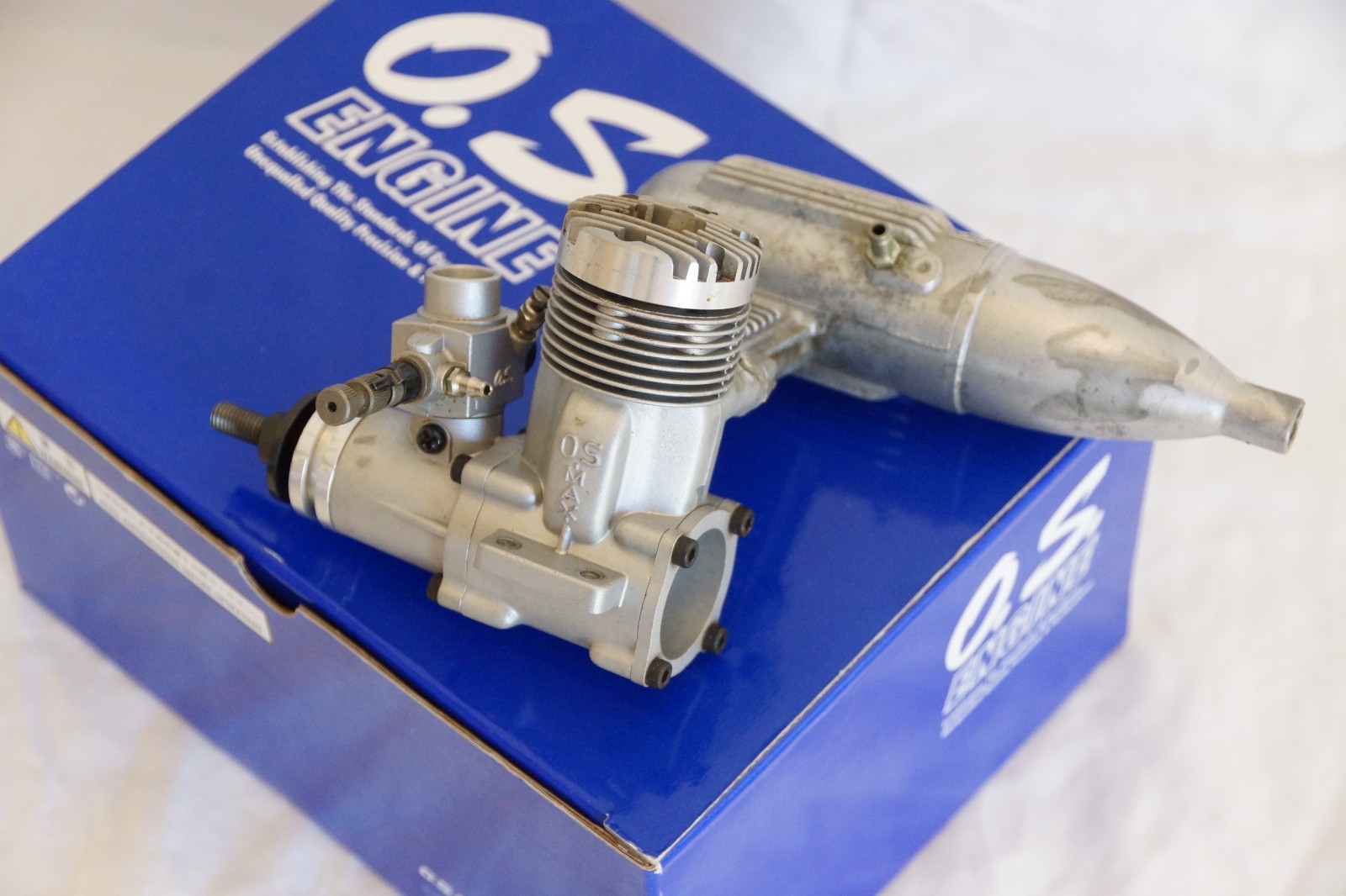 OS Engine O.S. Max 45 F RC Airplane Engine Glow Motor 4BK Carb .45ci 7.5cc