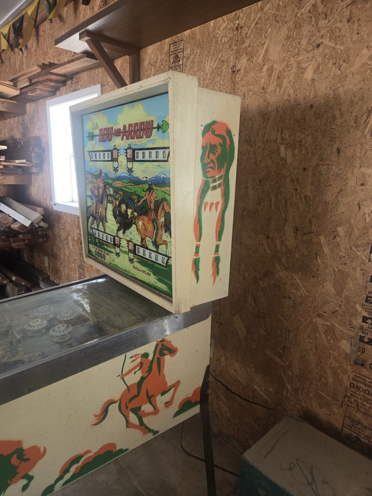 Bow And Arrow Pinball Machine