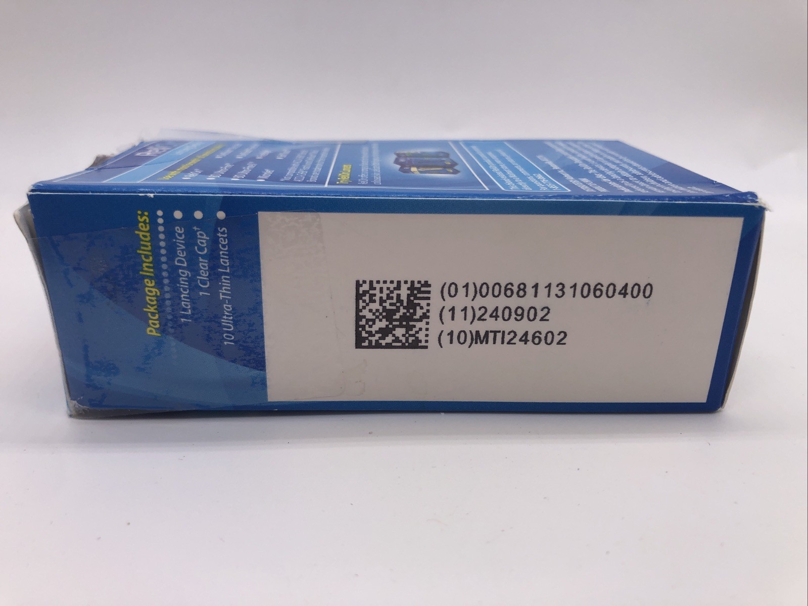 ReliOn Lancing Device with 10 Ultra Thin Lancets (Damaged Box) Ref. 119