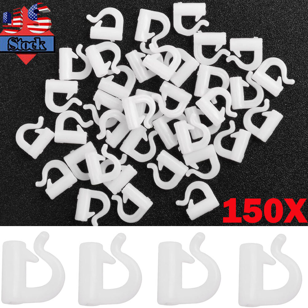 150x White Fast Change Spinner Clevis Fishing Clevis Crawler Harness Clevis