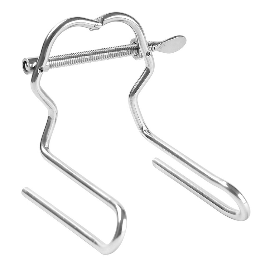 Adjustable Chastity Dilator Expander Spreader Extreme Speculum Large Mirror NEW