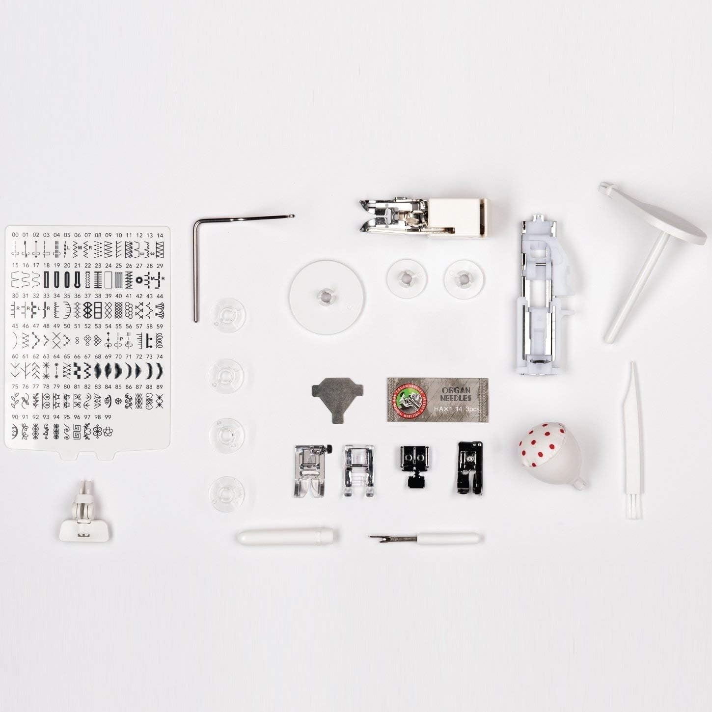 Janome JW8100 Fully-Featured Computerized Sewing Machine with 100 Stitches, 7 Bu