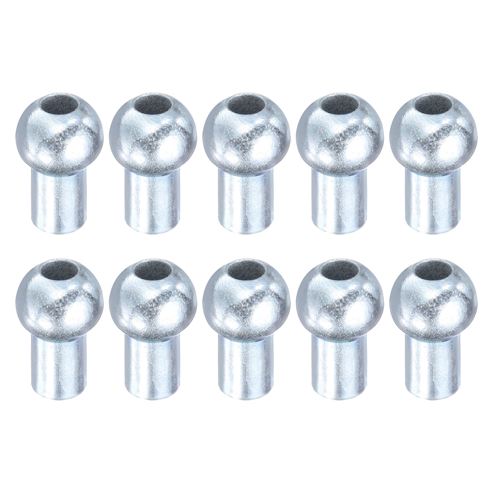 10pcs Cable Ball Stopper Gym Machine Accessories for 5mm Fitness Silver