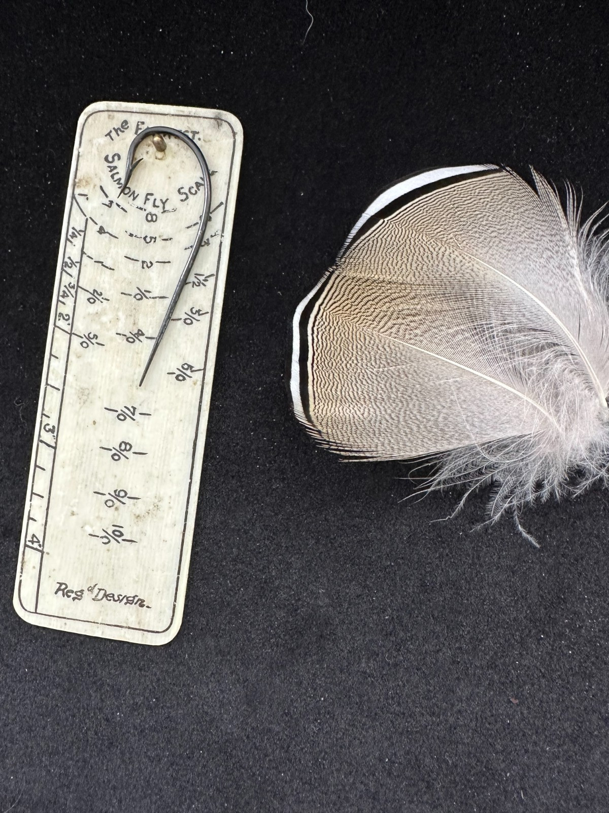 Premium Barred Wood Duck feathers