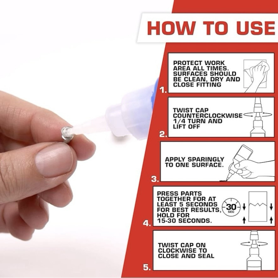 **8 PACK** - Loctite 1365882 Liquid Professional Super Glue 20-Gram Bottle