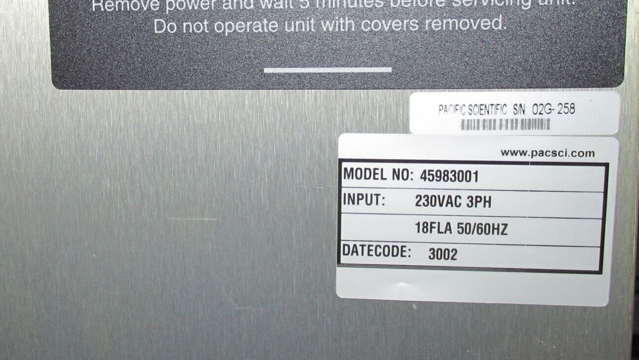 USED! PACIFIC SCIENTIFIC SC904 SERVO 45983001