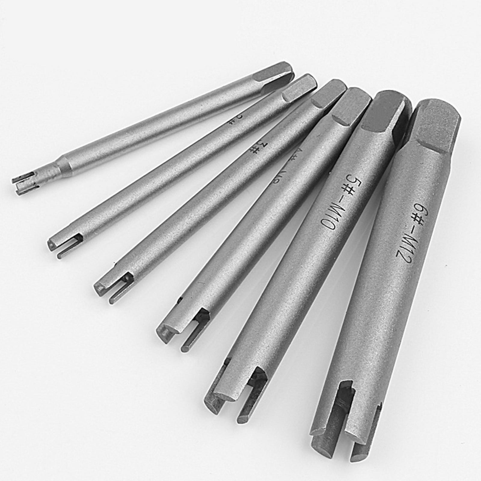 5pcs/Set 2#~6# (Metric/Standard) Broken Tap Extractor Removal Tool Kit 3/4 Claws