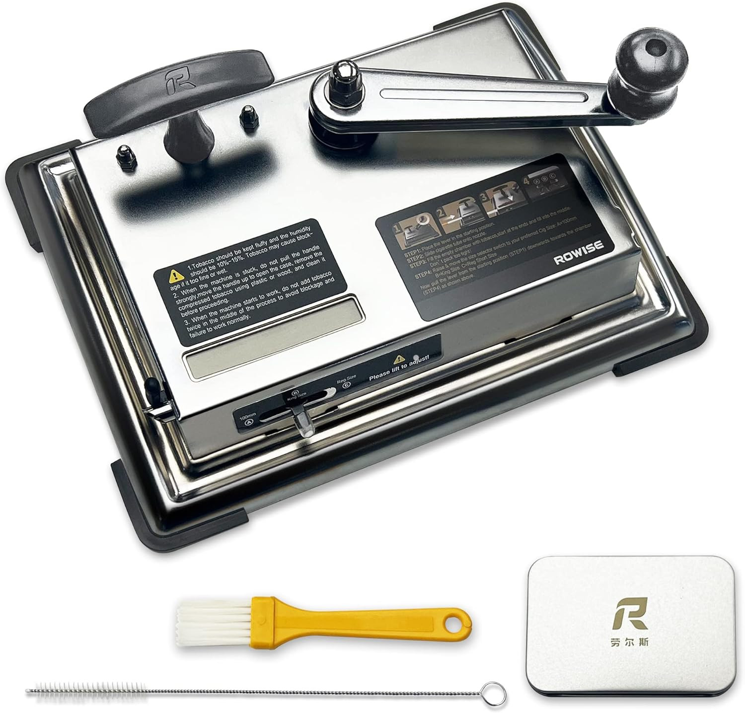 New Version Cigarette Rolling Machine, Portable Manual Cigarette Injector Fits R