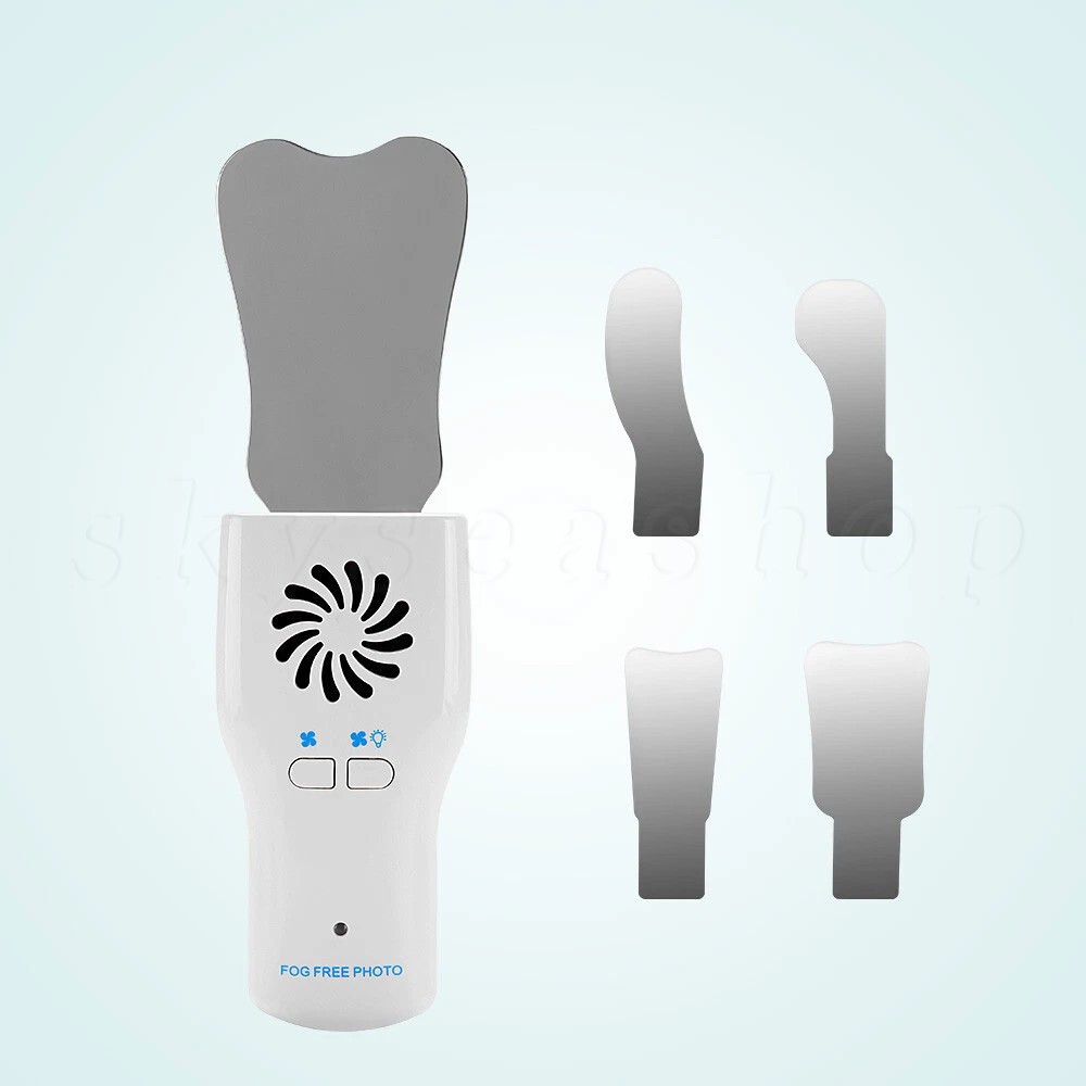 Dental Occlusal Mirror Fog Free LED Intra Oral Photo System 4 Mirrors Defogging