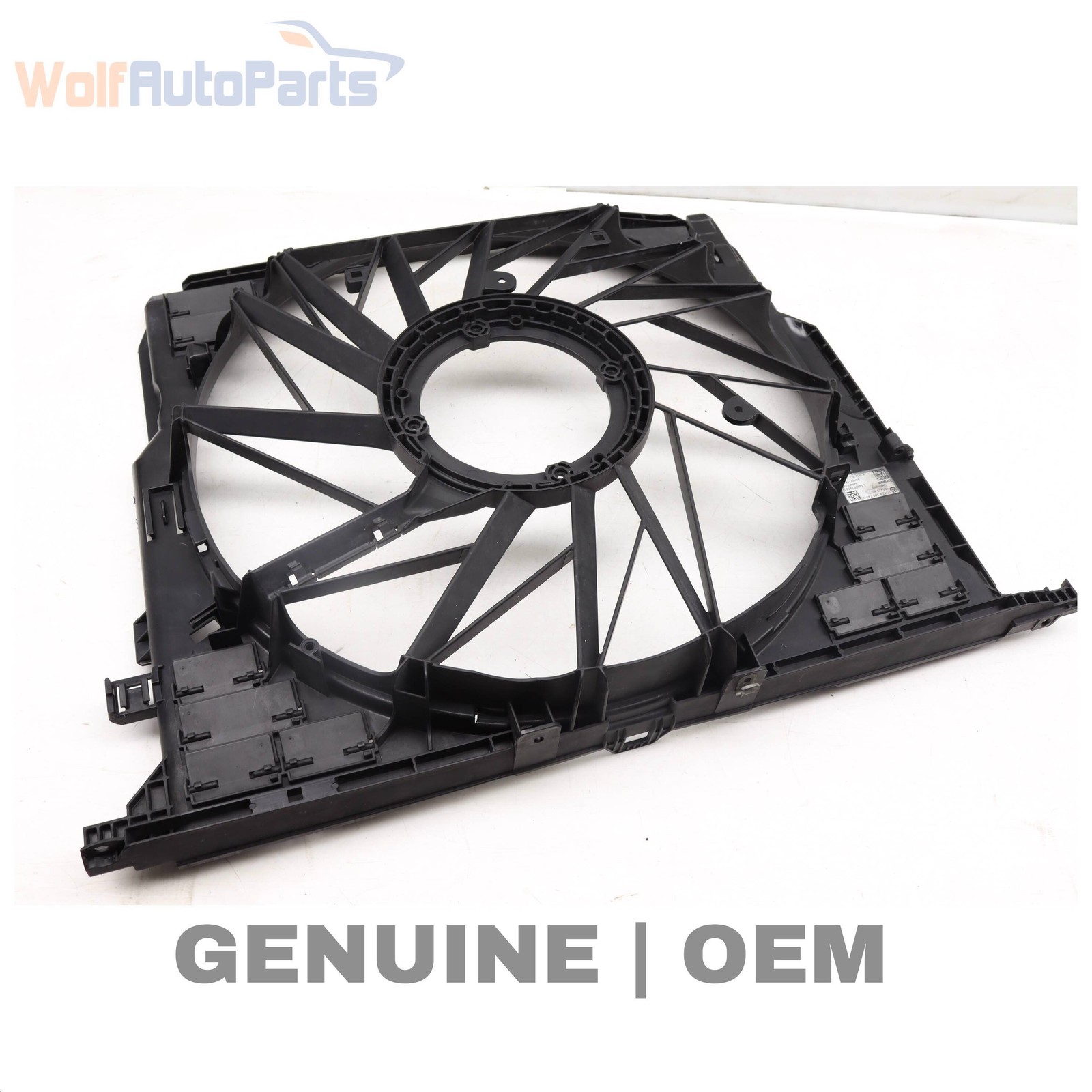 2012 BMW 650I - Radiator Electric Cooling FAN Housing 7611348