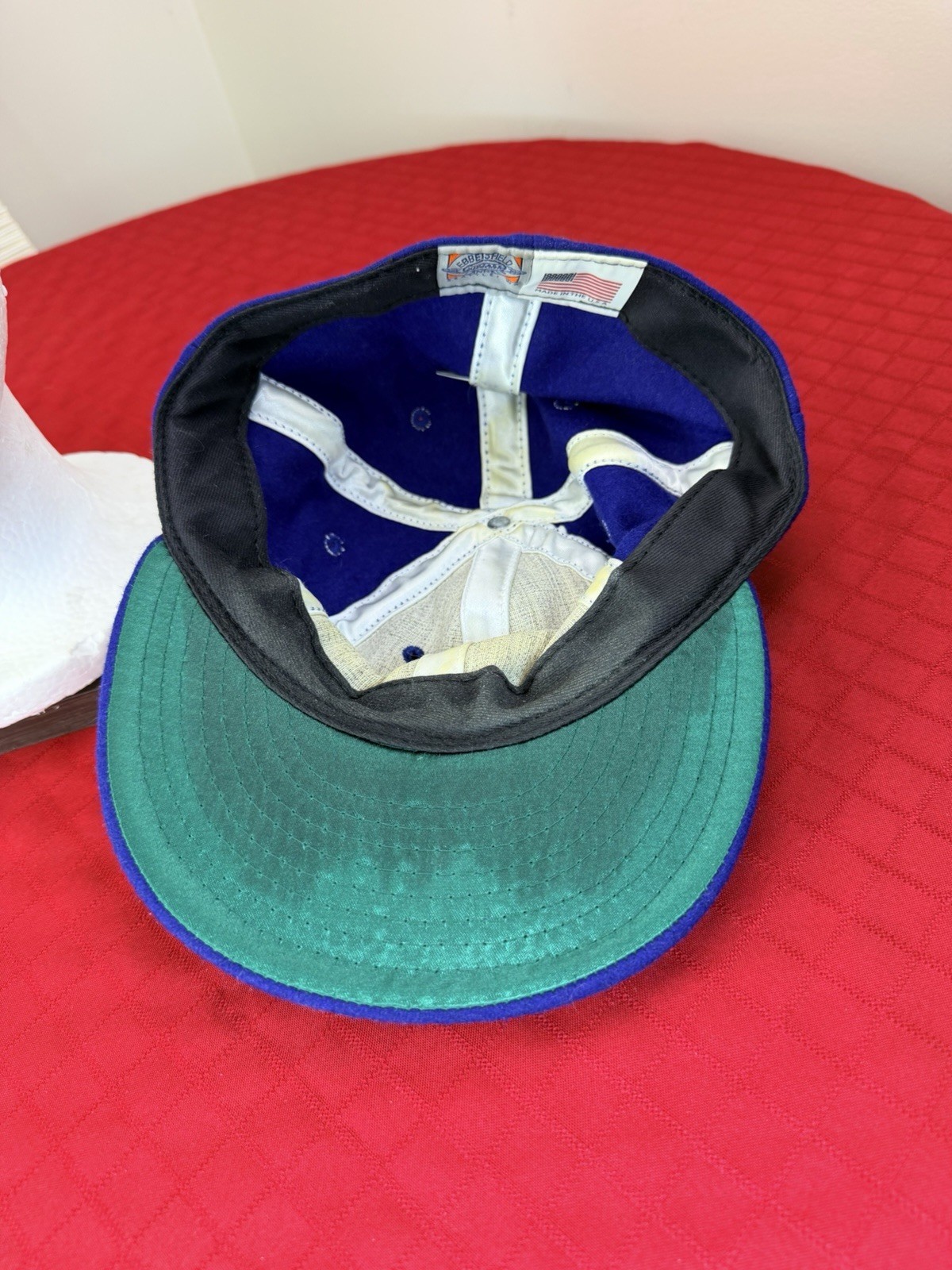 Ebbets Field Flannels St. Paul Saints 1955 Minor League Baseball Hat Wool Cap