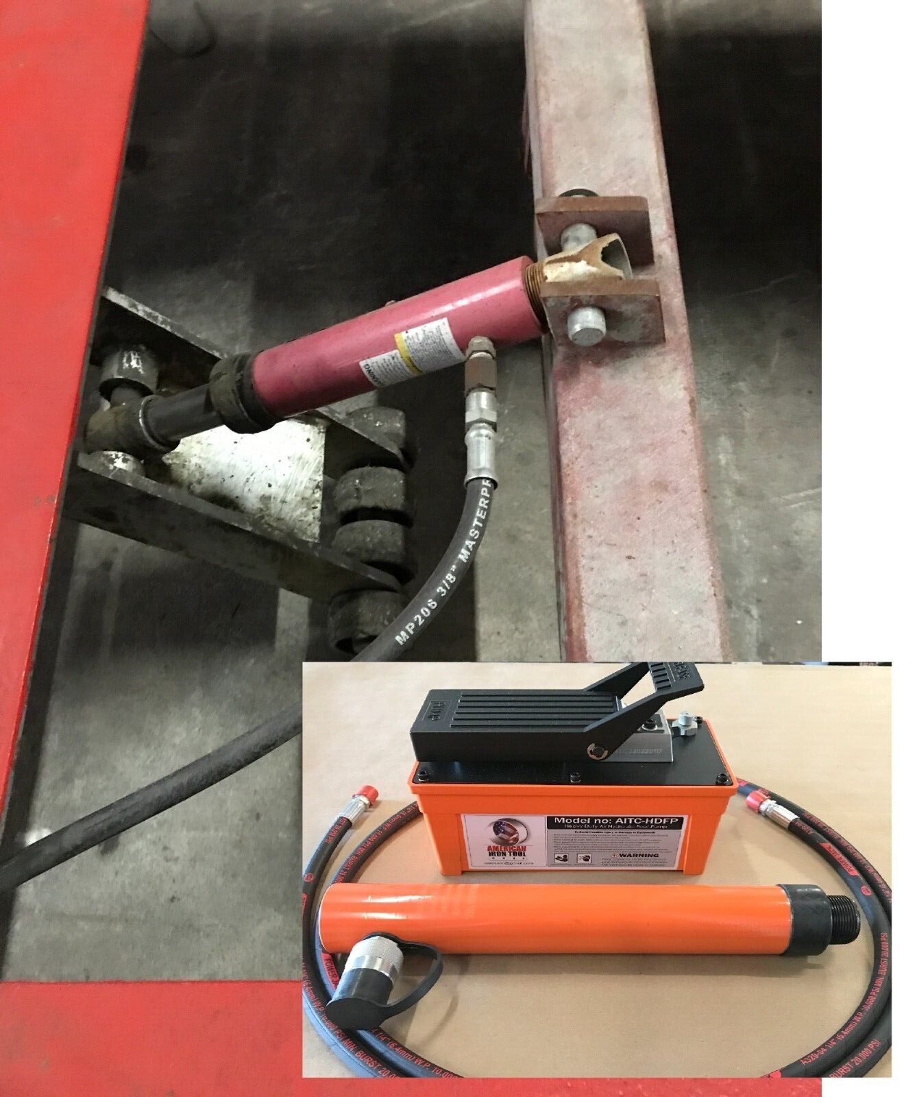 FRAME MACHINE CHEETAH STAR A LINER COMPLETE RAISE LOWER SET HI QUALITY HYDRAULIC