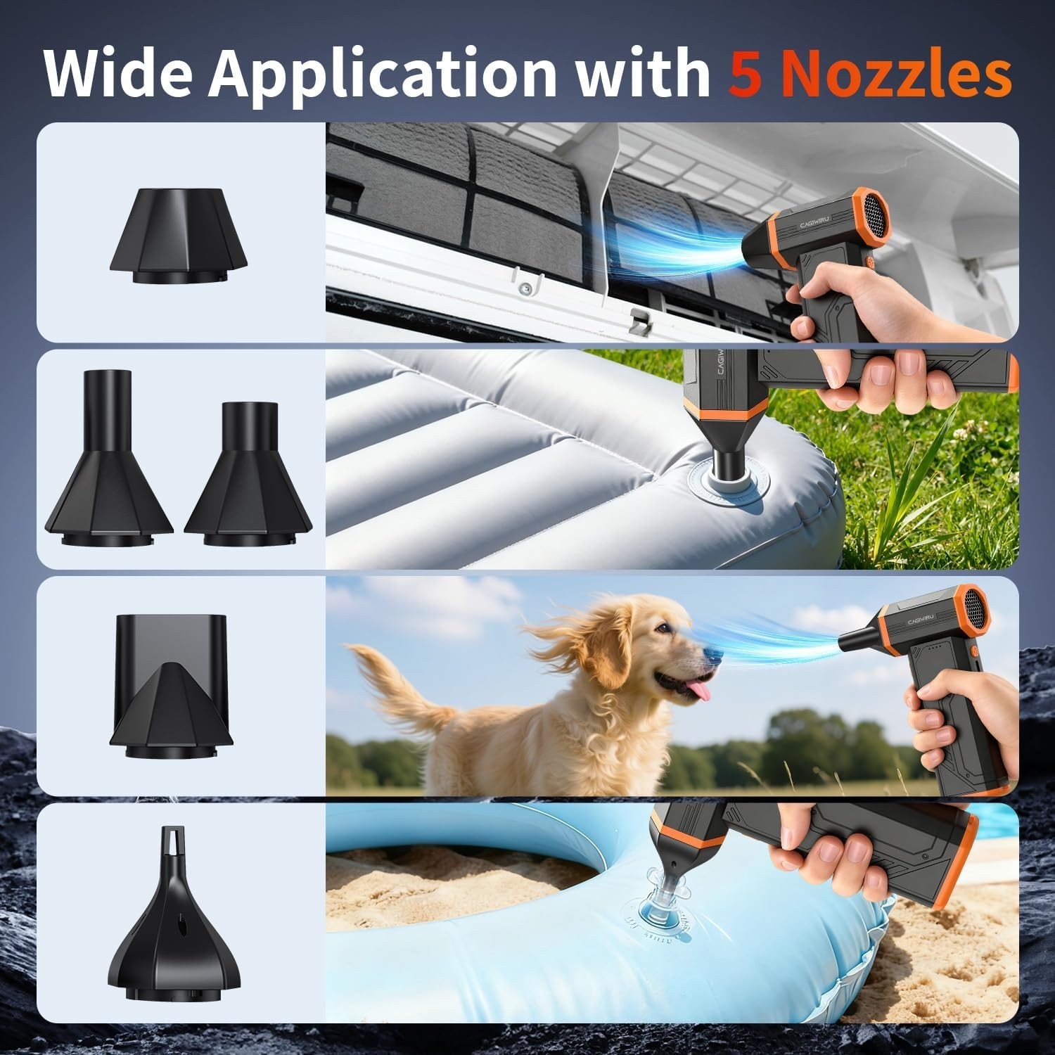 Super Power Electric Air Duster - Lightweight, Eco-Friendly & High-Performance