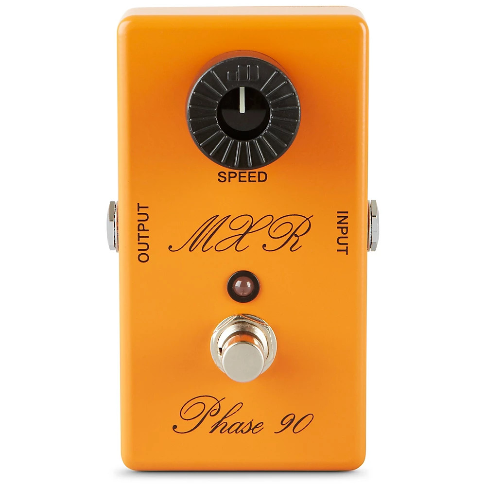 MXR Custom Shop CSP-101CL Script Logo Phase 90 with LED Guitar Effects Pedal