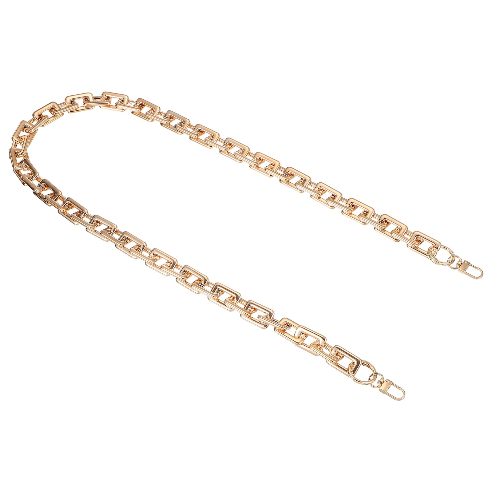 Purse Chain Strap, 39.4 Inch Acrylic Strap Replacement for Handbag, Rose Gold
