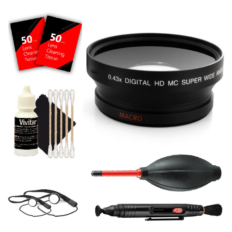 58mm Wide Angle Lens + Bundle for Canon 1200D 1300D T5 T6 T6i T6s T7i