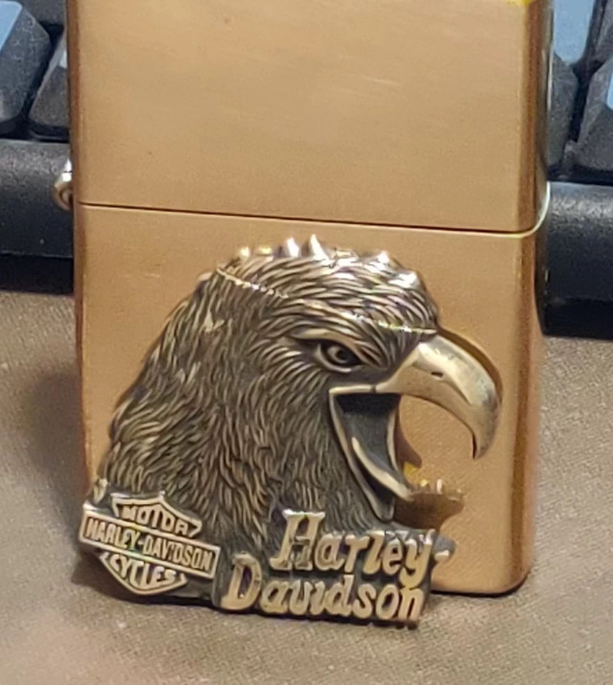1 piece Brass Harley Young Eagle Statue DIY sticker suitable