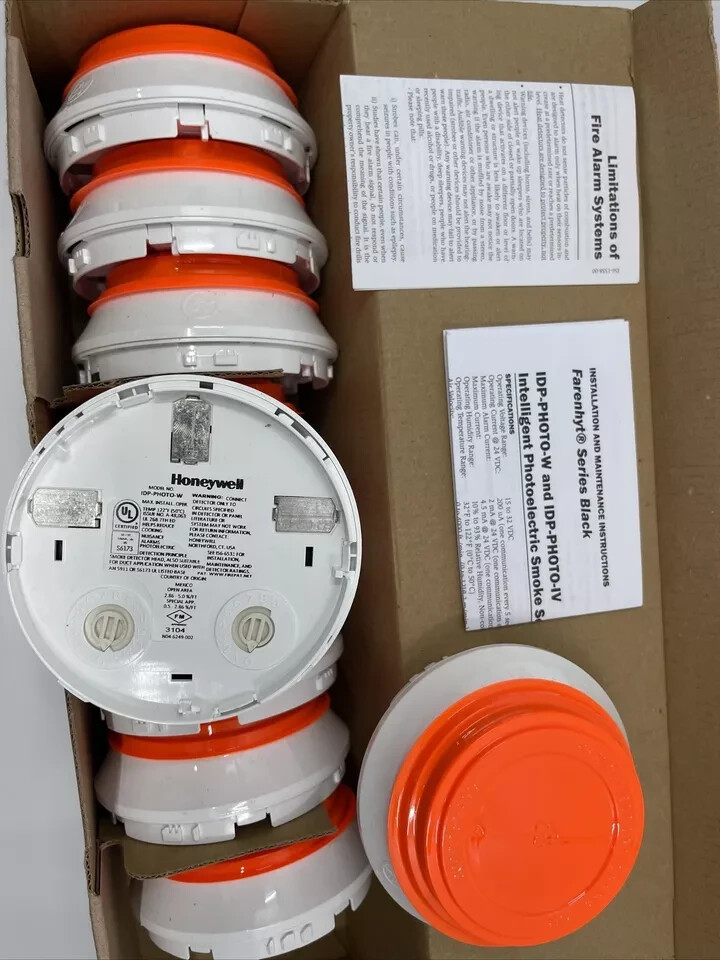 Honeywell IDP-PHOTO-W Intelligent Photoelectric Smoke Detector Fire Safety