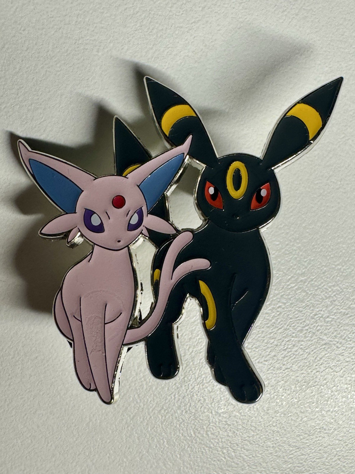 Espeon And Umbreon Pin From Prismatic Evolutions Premium Figure Collection